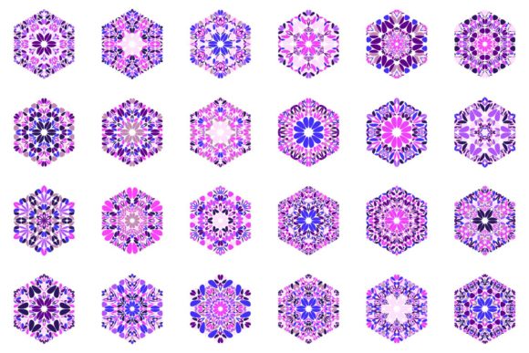 24 Floral Hexagon Designs: Integrating Organic Geometry into Professional Visual Assets