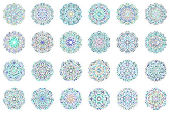 24 Floral Mandala Design Templates for Creators