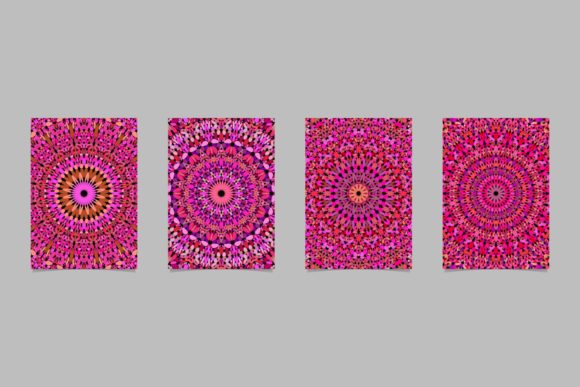 4 Pink Floral Mandala Page Backgrounds: Strategic Applications for Professional Design