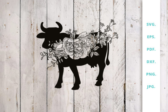 Bringing Whimsy to Your Projects with Floral Cow and Animal Farm SVG Designs