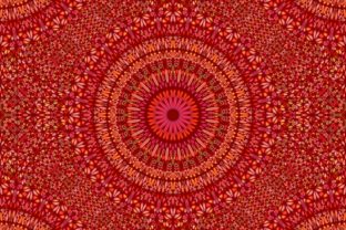 Evaluating Seamless Red Floral Mandala Patterns for Professional Design Projects