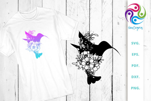 Floral Bird Silhouette Cut File Guide