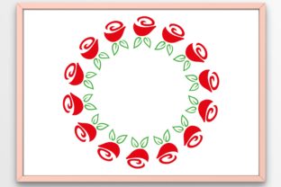 Flowers Floral Wreath Roses: Creative SVG Projects