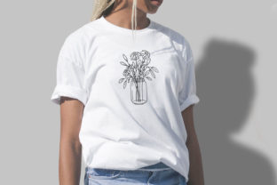 The Strategic Value of Minimalist Line Art: Leveraging Mason Jar Floral Designs in Modern Creative Commerce